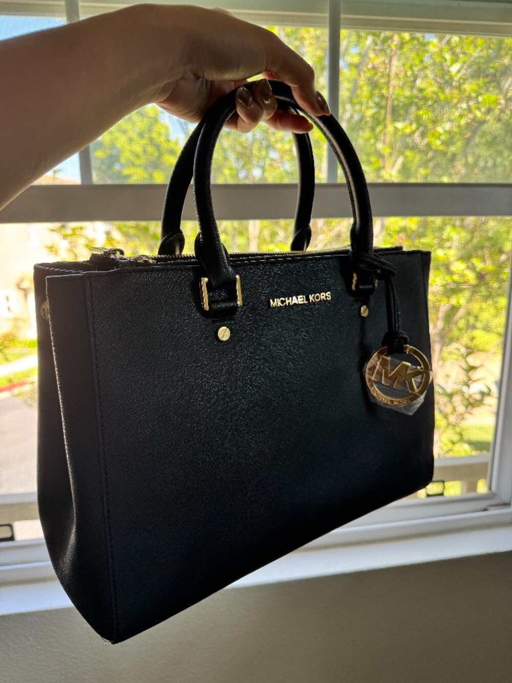 Michael Kors Sutton Leather Handbag